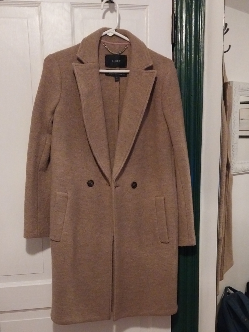 J. Crew Italian Boiled Wool Coat Size 0